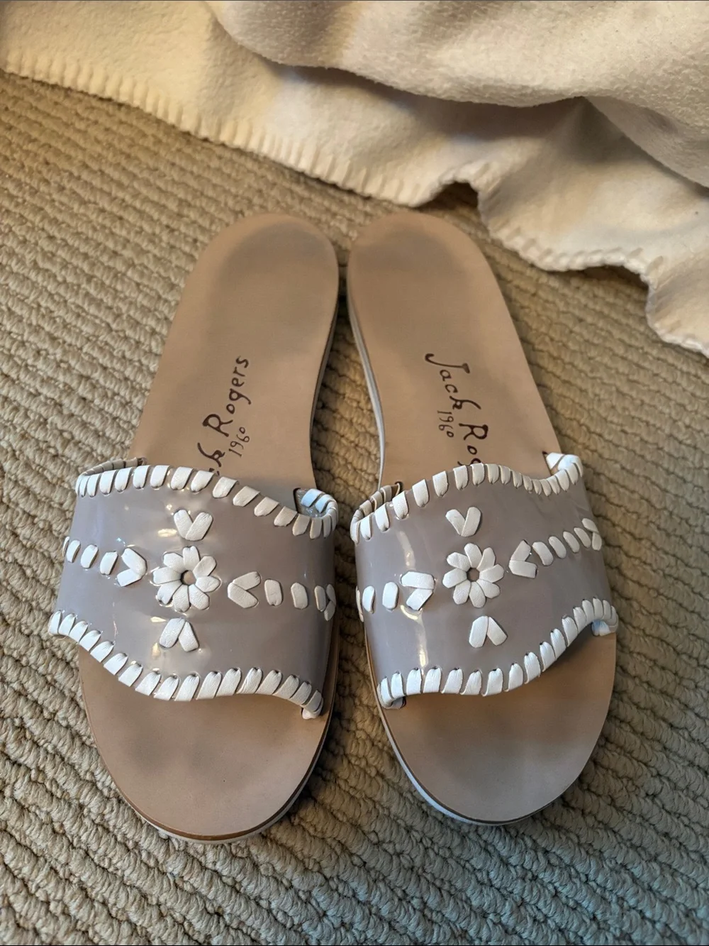 Jack Rogers Taupe Sandals